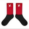 Red/White PL Socks 