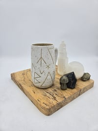 Image 3 of White Rune and Elements Mug