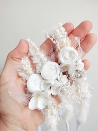 Headband blanc bohème