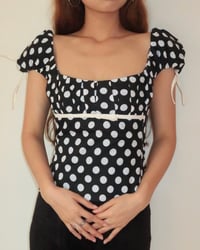 Image 1 of  Valentine Top in Polka dots (Pre-order) 