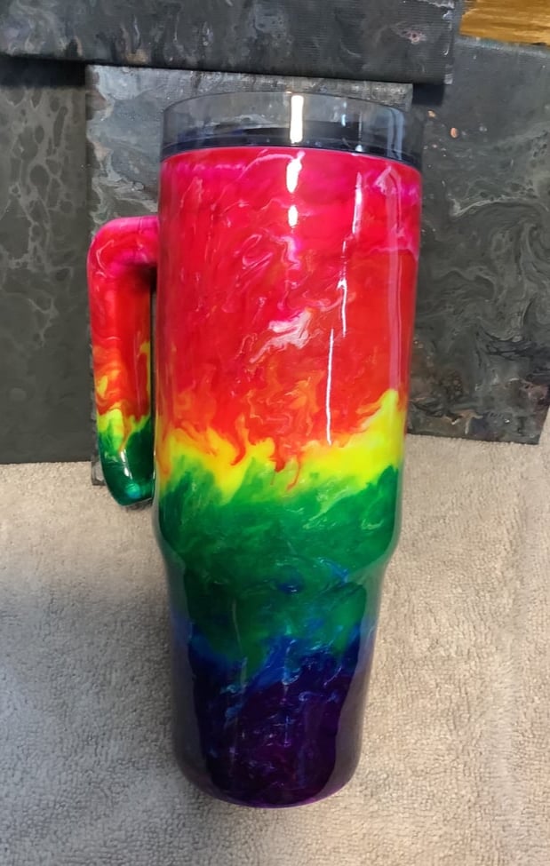 Image of #7 30oz Neon Rainbow