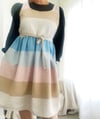 Ready Made Large Candy Stripe Pinafore Dress with free postage 