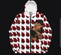 Image 1 of SwaggedOut Unisex Windbreaker White