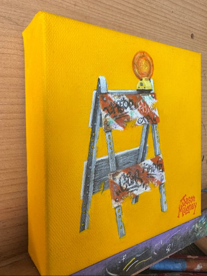 100% Vandal painting on Canvas!