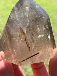 Image 3 of Smoky Quartz With Red, Gold, Silver & Copper Rutile Generator #2532