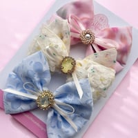 Image 3 of Spring Collection Pink abstract vintage Bow
