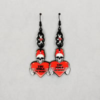 Image 2 of 'You Stole My Heart' Earrings