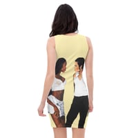Image 4 of Icons All-Over Print Dress Yellow