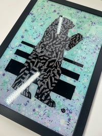 Image 3 of Silver glitter Ursa the Bear - Available from Upfest only 