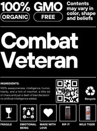 Image 2 of Combat Veteran Ingredients Shirt