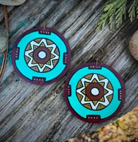 Image 4 of Hand painted earrings 