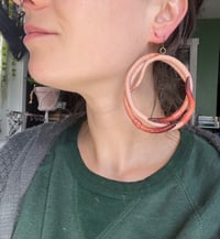 Image 5 of LARGE Worm Hoops
