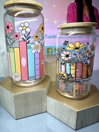 Floral Book Glass Libby