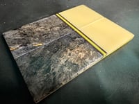 Image 3 of Paper Micarta & Spalted Crosscut Maple Segmented Knife Scales