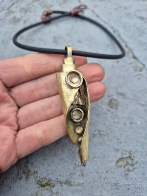 Three bullet casings pendant 
