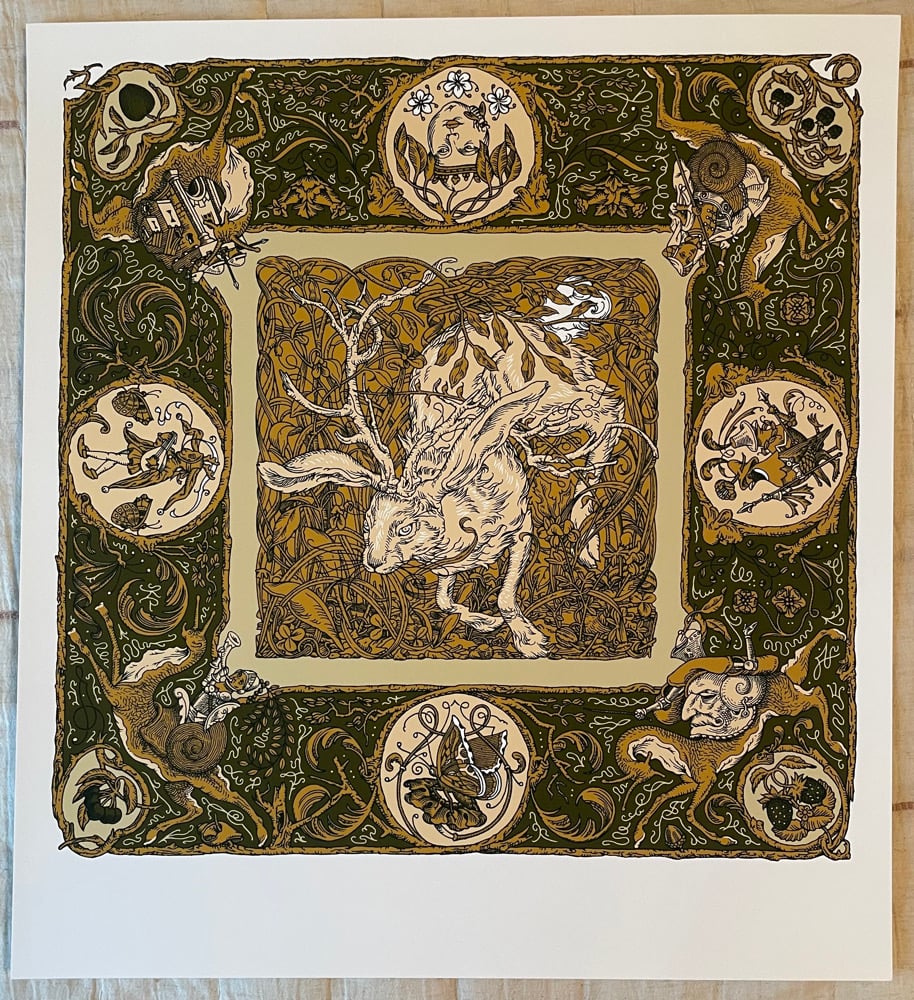 Image of The Jackalope Hunt print