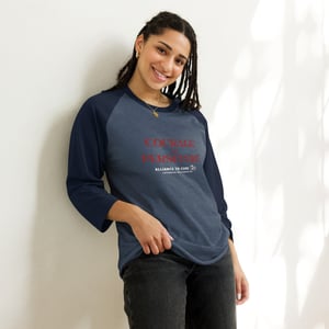Image of 3/4 sleeve raglan shirt