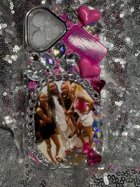 Image 5 of  Photo bling iPhone case comes with (1) mini photo keychain 