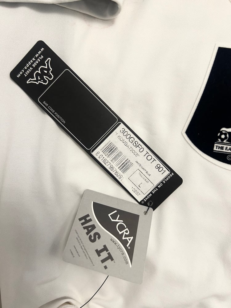 Image of PRE ORDER: NEW Tottenham Hotspur "DAVIDS 5" 2005/06 Home Shirt + PL patches (L)