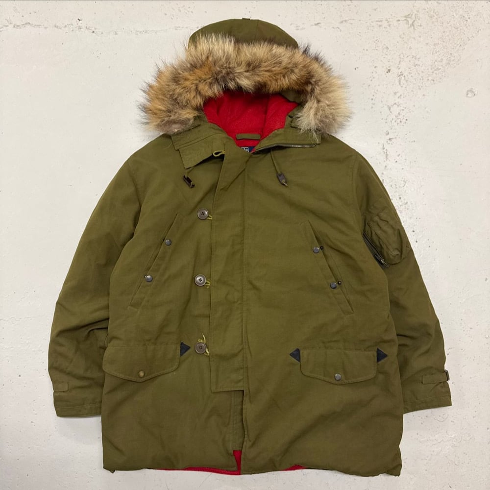 Image of 1990s Ralph Lauren Down Fill Parka Coat, Size XL