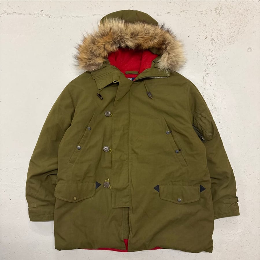 Image of 1990s Ralph Lauren Down Fill Parka Coat, Size XL