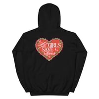 Image 2 of HOT GIRLS HAVE HEART HOODIE - CHEETAH