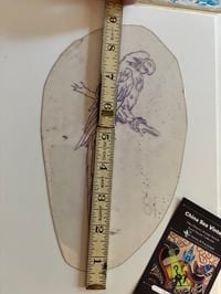 Image 3 of Parrot Acetate Malone Tattoo Stencil vintage 