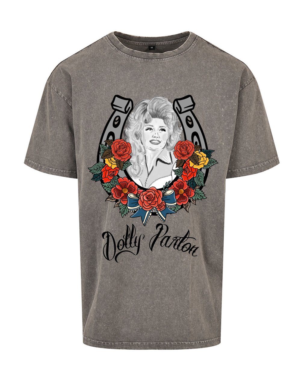 Image of Ms parton Lucky Acid Wash Tee