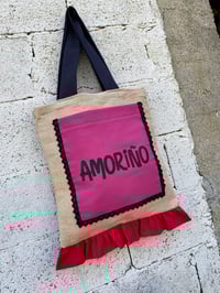 Image 3 of Bolsiña feita a man. AMORIÑO SACO. Deseño exclusivo!