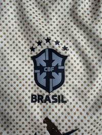 Image 3 of     Brazil Special Edition Jersey – Neymar Jr #10 (Beige/Gold Design)