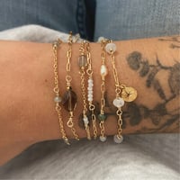 Image 2 of ELZA - Bracelet perlé Jaspe vert