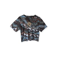 Image 1 of S Crop Tee in Ember Ice Dye #3