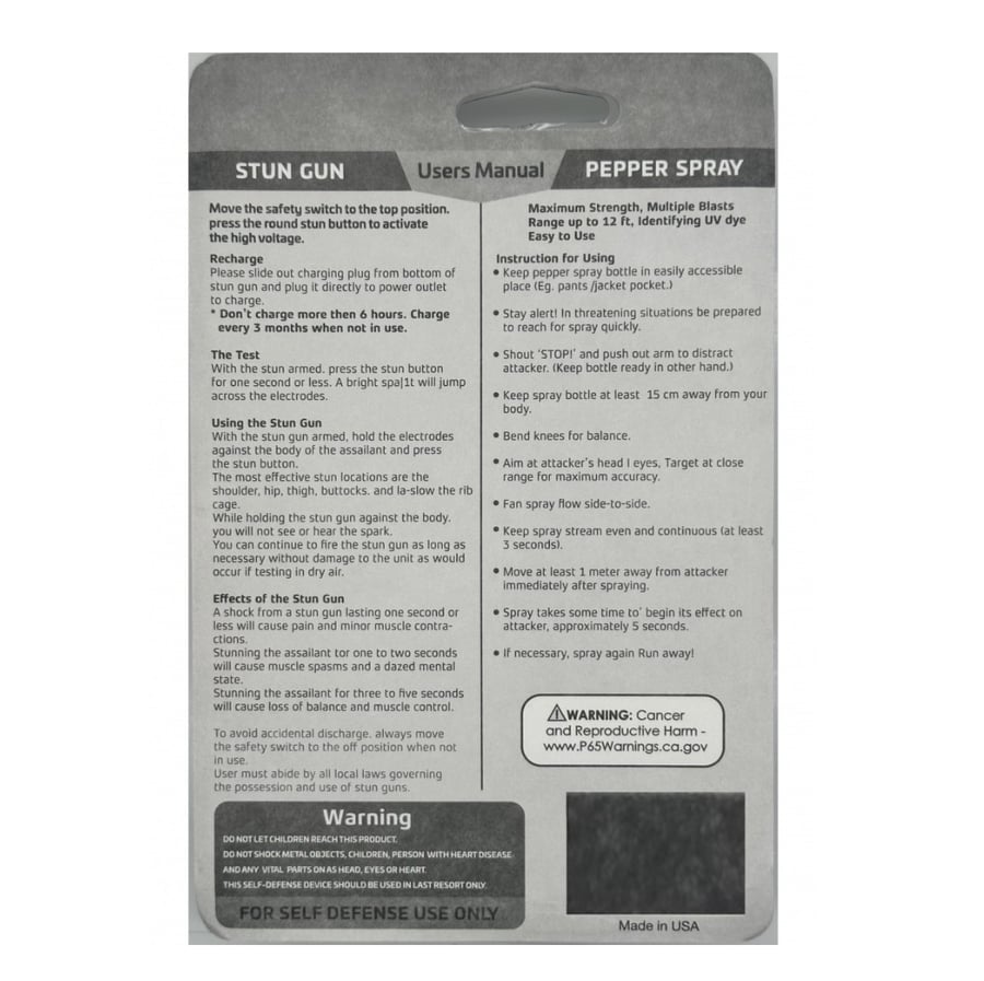 Image of Cheetah Rainbow Rhinestones Stun Gun & Pepper Spray Combo 
