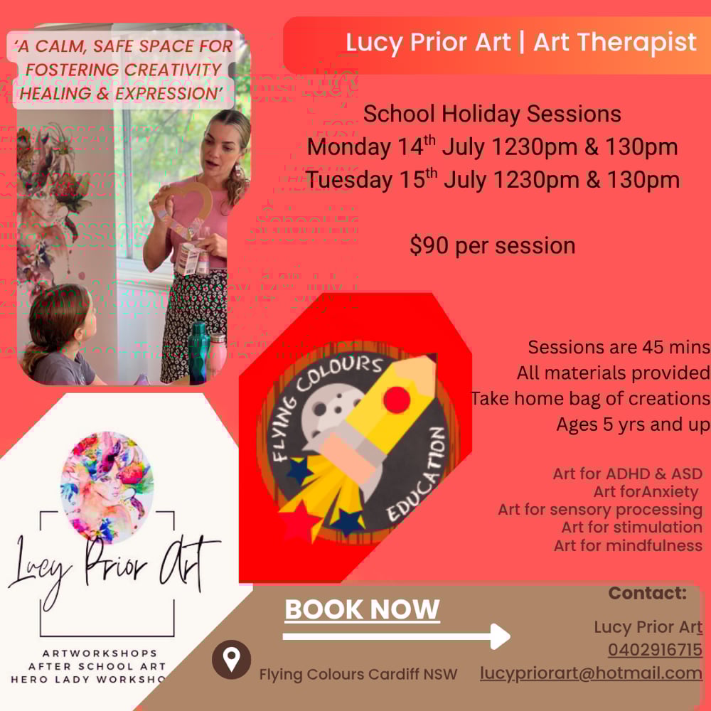 Image of School Holiday Workshops | Flying Colours | Mon 14 July