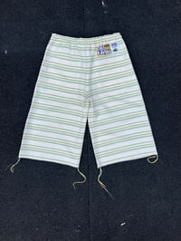 Image 4 of Baggy Shorts - linen streifen 1/1