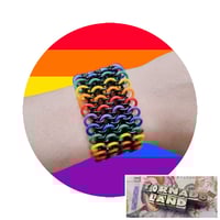 Image 1 of Rainbow European Lunacy Stretch Cuff