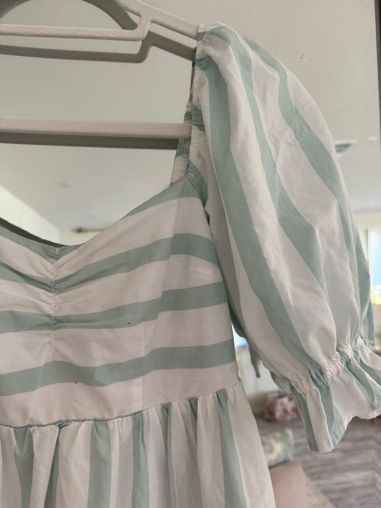 Image of Mint striped dress 