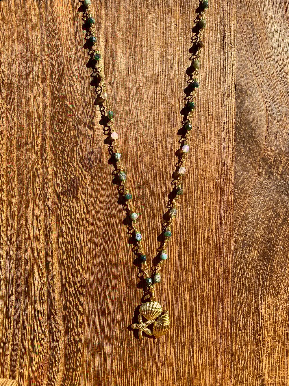 seashell necklaces
