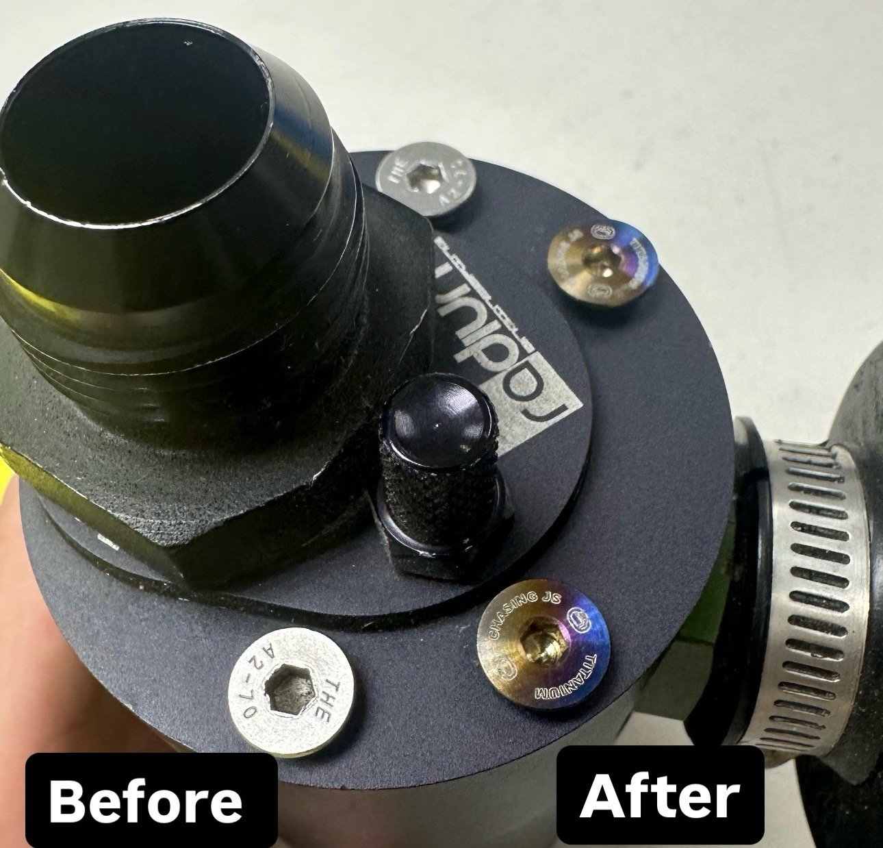 FK8/FL5 Titanium (Radium) Catch Can Tube Replacement. | Chasing JS