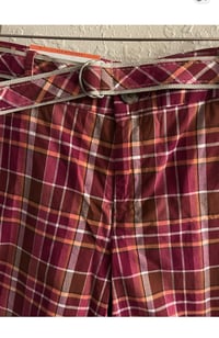 Image 10 of New Sz 16 Merona Contour Fit Belted Shorts #975*12