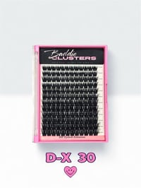 Image 2 of #2-“Wispy Baddie” Textured D-Curl Lash Clusters (DX30) | Baddie Clusters