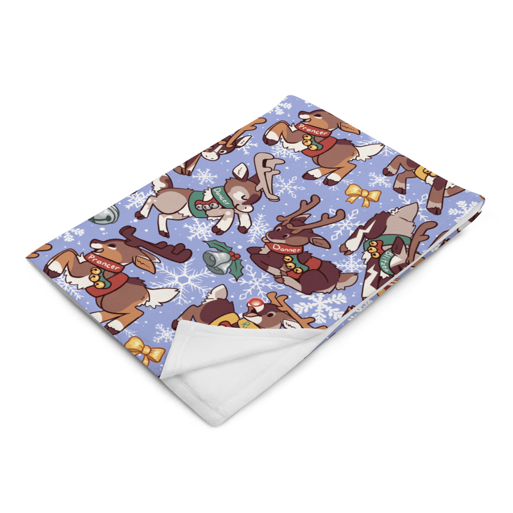 Reindeer Throw Blanket