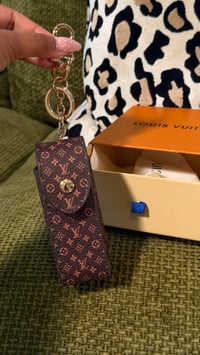 Image 3 of Brown Lipgloss Holder Bag Charm