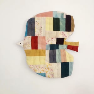 Image of Patchwork bird rug