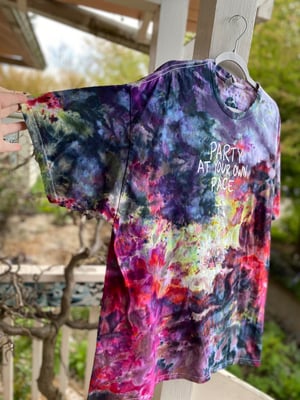 Image of 2XL Party At Your Own Pace Tie Dye Shirt 6