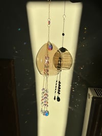 Image 1 of Glass Abstract Jelly Fish Sun Catcher