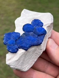 Image 1 of Azurite Suns On Matrix Specimen #2609