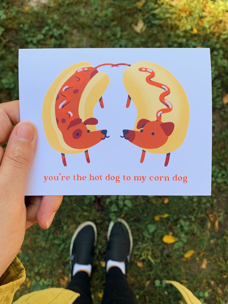 Image of Hot Dog & Corn Dog Card