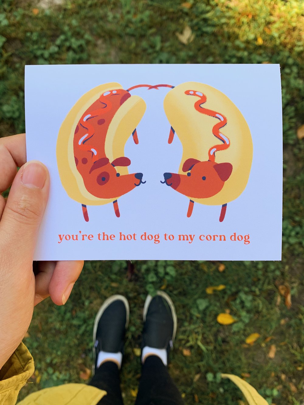 Image of Hot Dog & Corn Dog Card