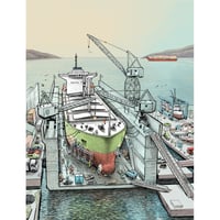 Dry Dock No. 1 11” X 15”